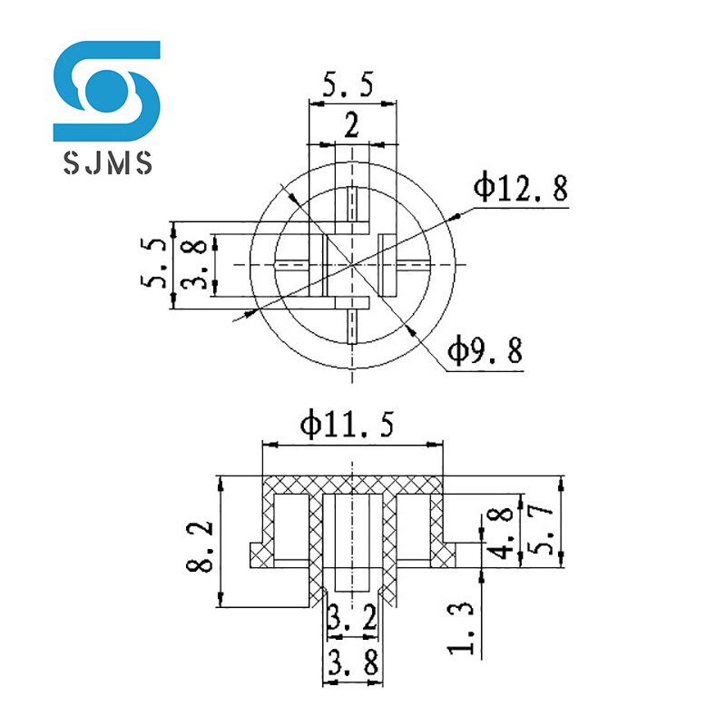 10 Stks/partij 12*12*7.3Mm Tijdelijke Tactiele Schakelaar Dip 4 Pins Tactiele Drukknopschakelaar Met Cap Momentary Tact Schakelaar 12X12X12.3 Mm