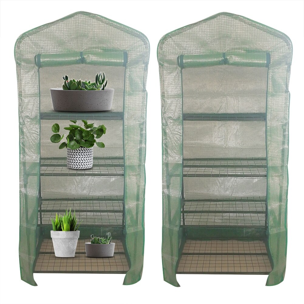 Plastic Portable Garden Green House Warm Greenhouse Flower Plants Gardening Outdoor Keep Warm Keep Out Bugs Green House