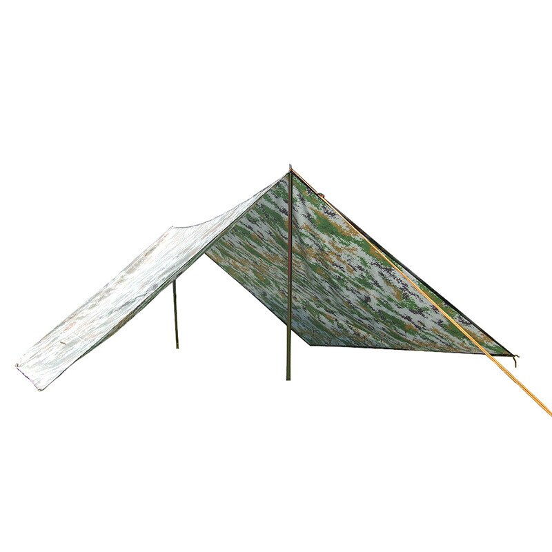 Outdoor-bergsteiger-zeltunterlage, strapazierfähiges oxford-gewebe, wind- und regendicht, sonnenschutz, picknick- und grillmatte 3*3 m