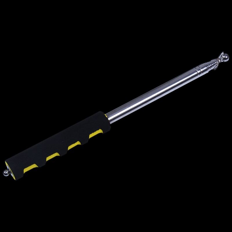 Asta de bandera extensible, herramienta portátil de mano telescópica de 2M para banderas, calcetines de viento