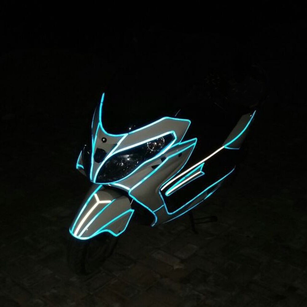 Cykel klistermärken dekaler reflekterande klistermärken cykel reflekterande tejp klistermärke bil diy varning säkerhet klistermärke cykel dekaler tillbehör