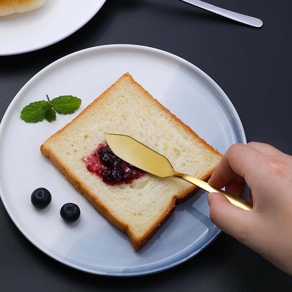 Couteau à beurre en acier inoxydable, meilleur épandeur à beurre facile à étaler, couteaux à confitures au beurre froid et dur, couverts occidentaux, outil de petit déjeuner