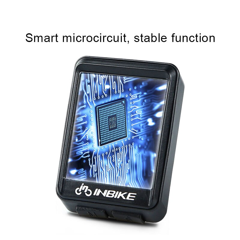 INBIKE Waterproof Ciclocomputer LED Backlight Odometro Bicicleta Velocimetro Bike Multifunction Licznik Rowerowy Bezprzewodowy