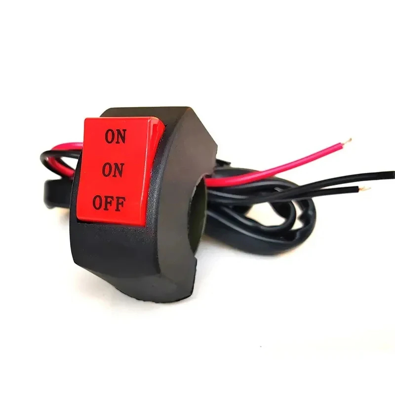 Interrupteur de guidon de moto, commandes de phares, pièces de moto, interrupteur noir, projecteurs, accessoires électroniques de moto: Marron