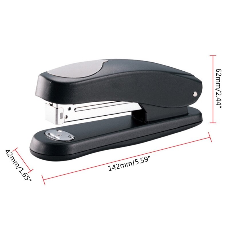 Metal Iron Heavy Duty Stapler Paper Book Binding Stapling Machine Labor Saving 28GE