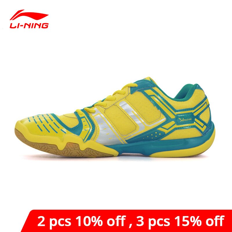 Li-ning kvinder saga light daily badmintonsko anti-slip sneakers åndbare slidstærke foring sportssko aytm 076 xyy 030