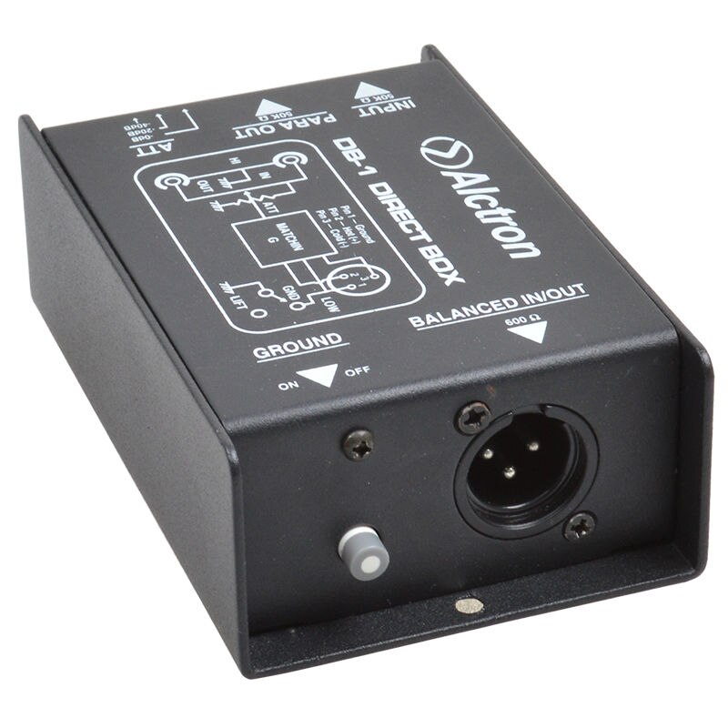 Alctron – boîtier Direct DI DB-1, 1 canal, stéréo passif, , nouvel arrivage