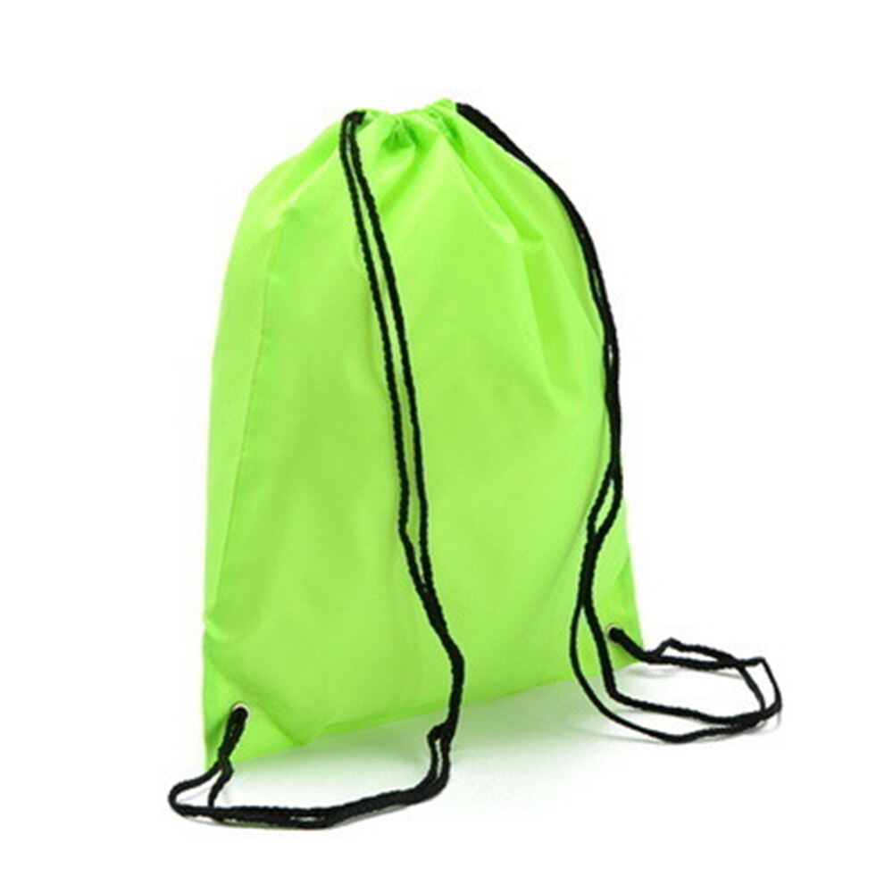 Portable Sports Bag Thicken Drawstring Belt Riding Backpack Gym Drawstring Shoes Bag Clothes Backpacks Waterproof