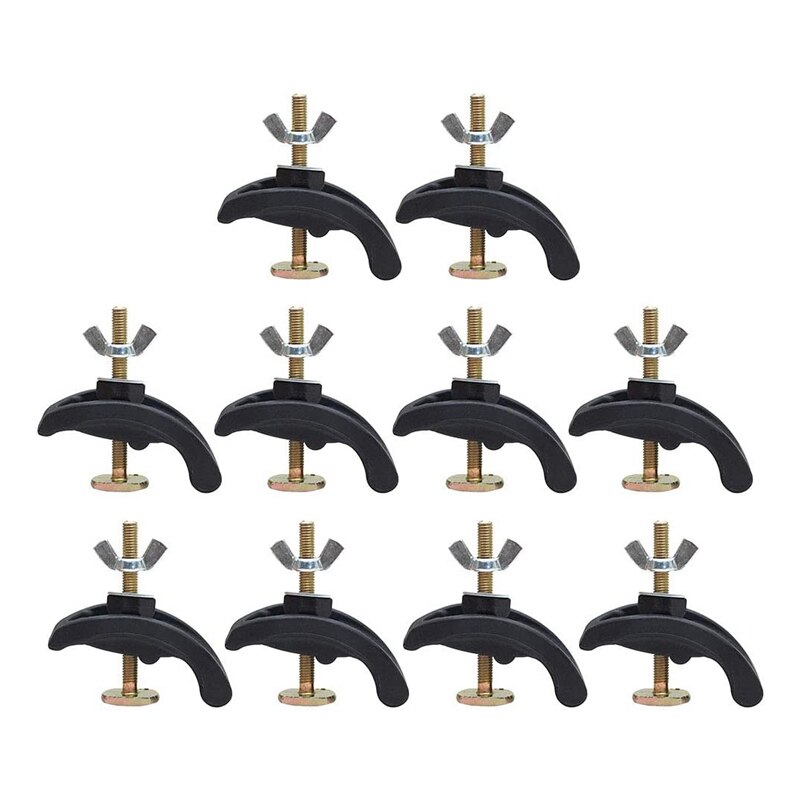 10 szt. Grawerka CNC docisk płytkowy robić stołu roboczego t-otwór