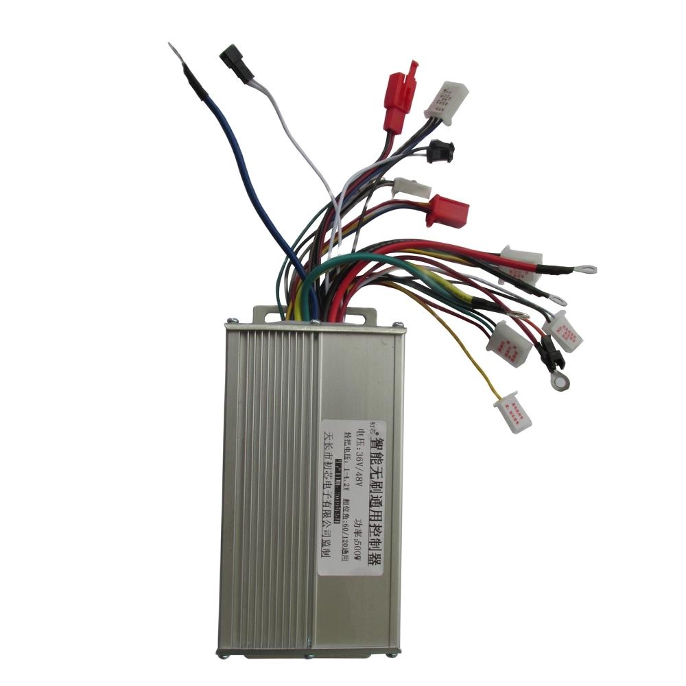 36v/48v 350w elcykel/cykel/ebike controller för e-scooter dubbelläge borstlös hallsensor/sensorlös