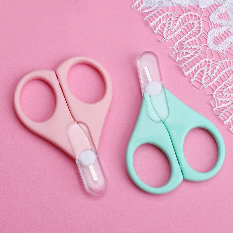 Mignon pratique sécurité coupe-ongles ciseaux Cutter pour -né quotidien bébé ongles coquille cisaillement manucure outil bébé ongles ciseaux