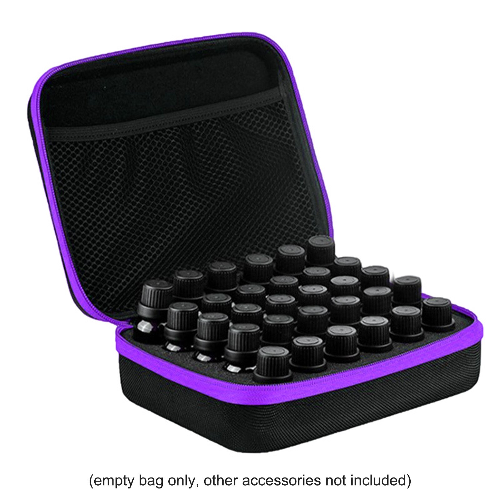 30 Bottles Essential Oil Storage Case, 5ml 10ml 15ml Essential Oil Bottle Organizer Perfume Oil Storage Holder Travel Case