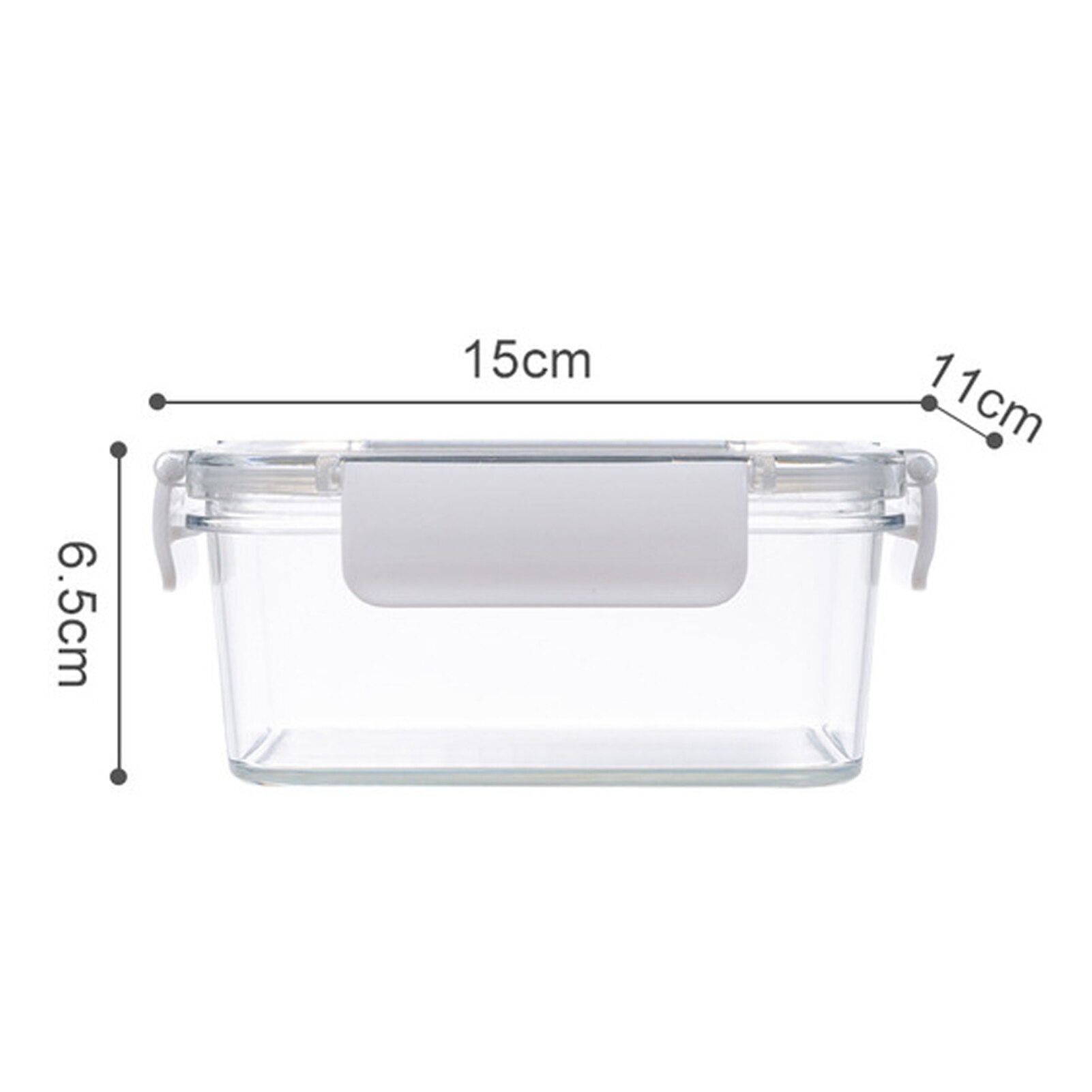 Transparent sealed box fruit and vegetable storage lunch box classification fresh-keeping box multifunctional heating lunch box