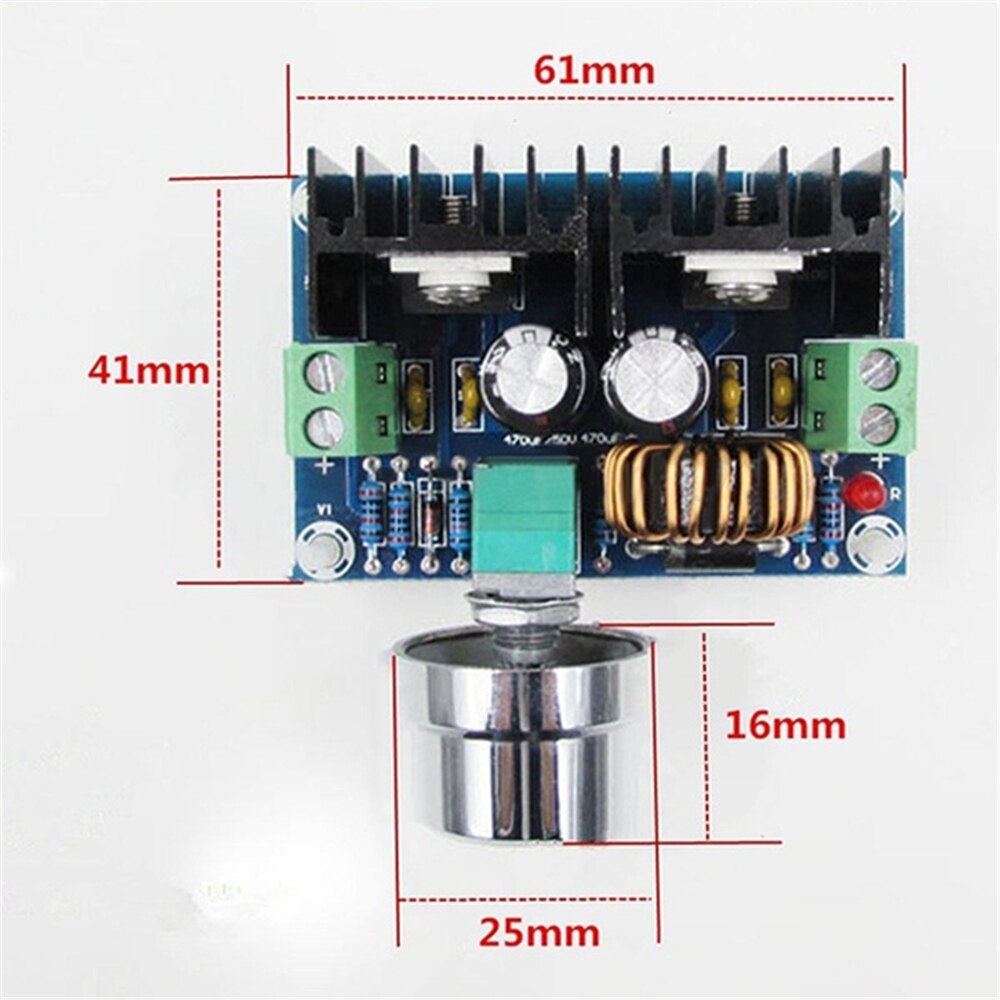 200W 8A DC-DC 4V-40V 1.25V-36V Converter Step Down Voltage Power Module