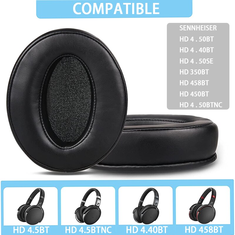KUTOU – oreillettes pour Sennheiser HD 4.50BTNC, coussinets de remplacement pour écouteurs HD 450 bt, en mousse