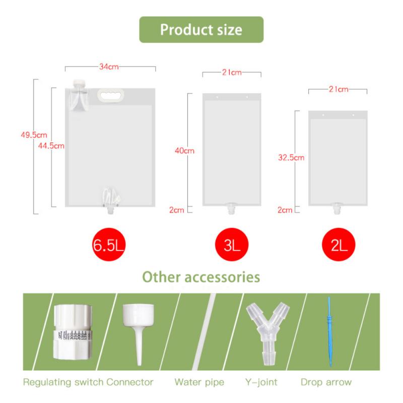 Automatisch Sproeisysteem Apparaat Tuin Watering Water Bag Plant Life Ondersteuning Druppelirrigatie Thuis Indoor Plant Lui Planten Kit