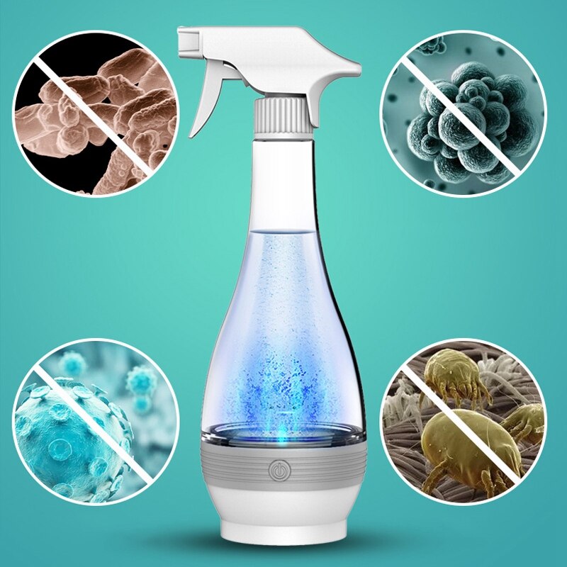 500ML Hypochlorsäure Desinfektion Wasser Herstellung Generator Tragbare Reinigung Desinfektion Werkzeug