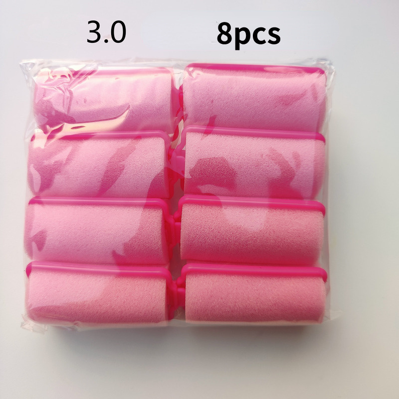 Cojín de espuma de esponja suave para el cabello, rulos rizadores de pelo para salón de peluquería, Kit de rizos DIY, herramientas de peinado para el hogar, 6-14 piezas: Gris