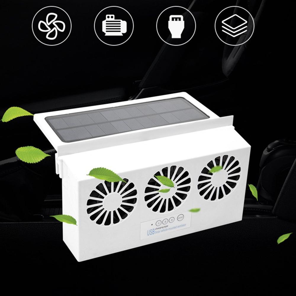 Autoventilator op zonne-energie, raam op zonne-energie, auto-luchtrooster, koelsysteem, radiatorventilator, koelventilator, energiebesparing