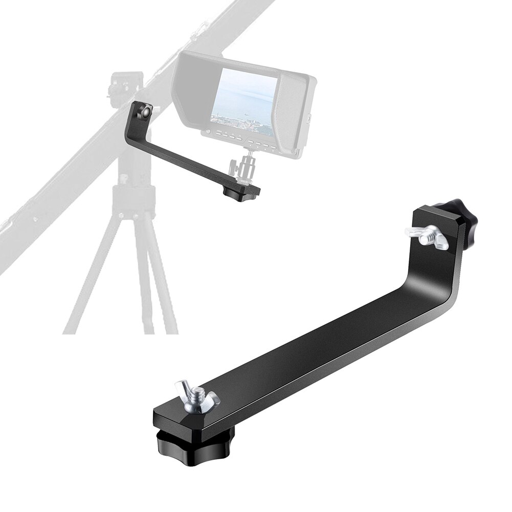 Montage L-Beugel van Camera Crane voor LCD LED Monitor met 1/4-inch Schroef Gat Volledig Metalen Camera arm Extension Accessoires