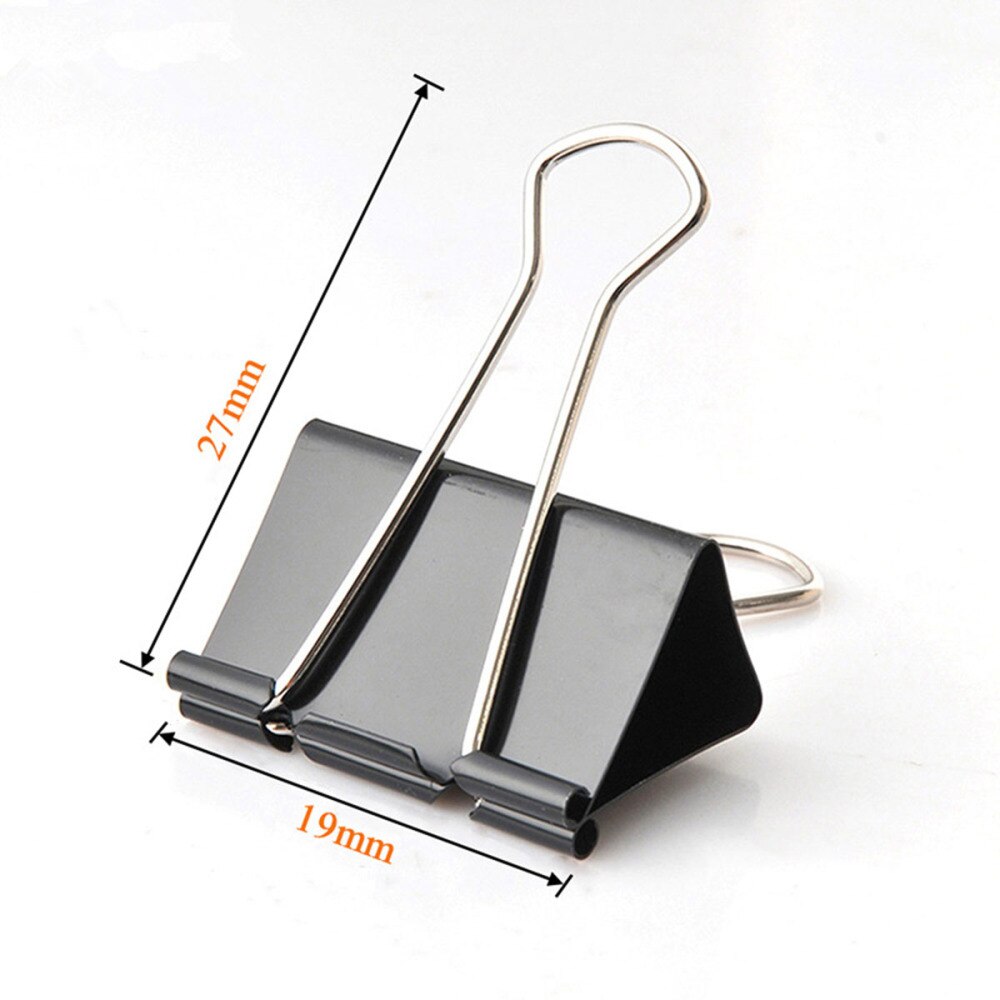 100pcs Binder Clips Dovetail Cute Decoarative Paper Clips Metal Binder Clips File Clamp for Notes Letter Home