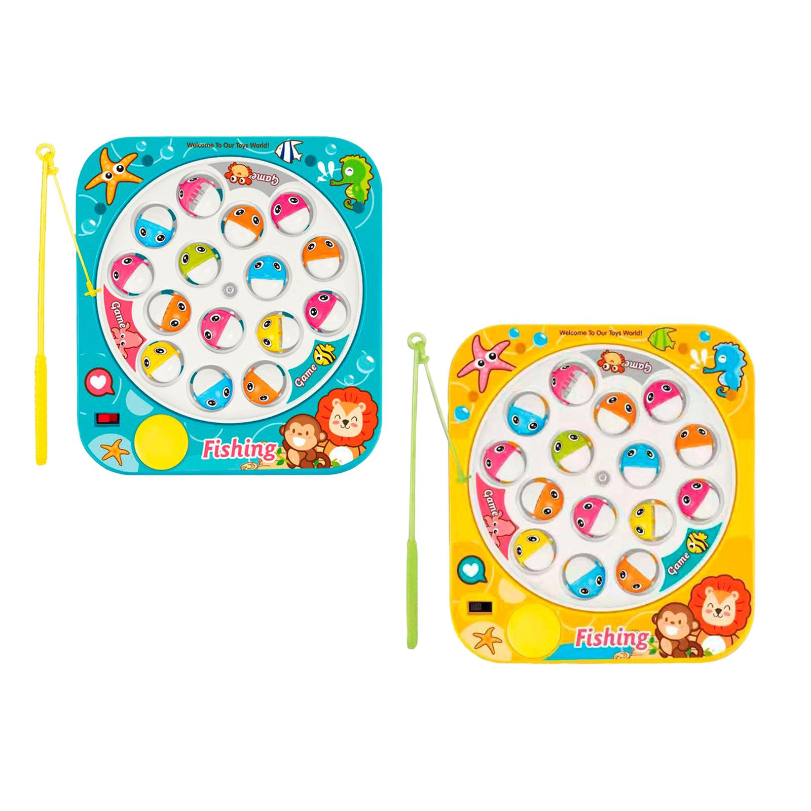 Elektronische Angeln Spielzeug Farbe Anerkennung für Vorschule Jungen Mädchen Kleinkinder