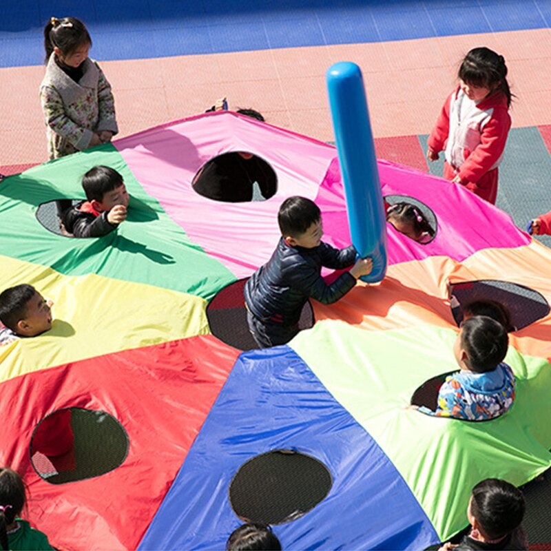 2/3/4/5/6 Meters Kindergarten Whack-a-Mole Rainbow Umbrella Children Interactive Game Props Nursery Sensory Integration Training