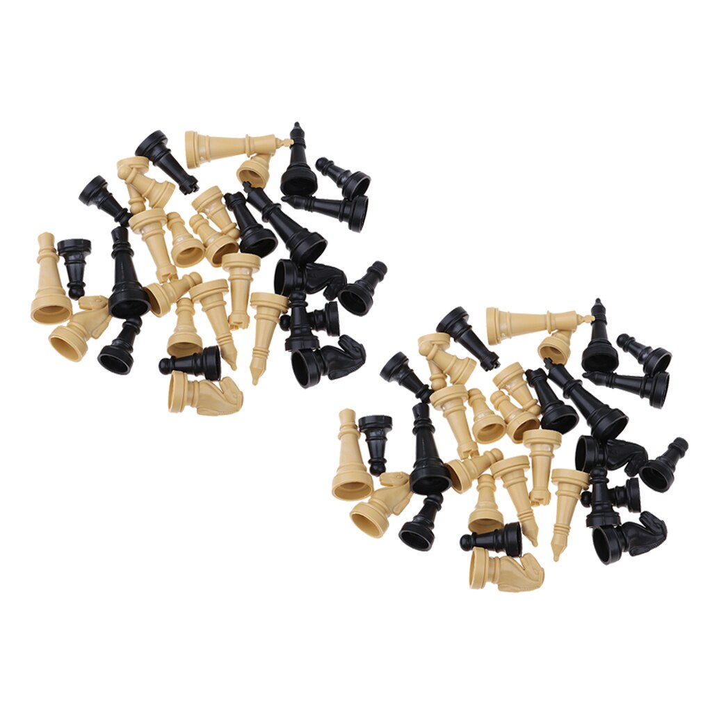 64x Pawns Pieces Board Games, 1.9 Inch Pawns Tabletop Markers Component