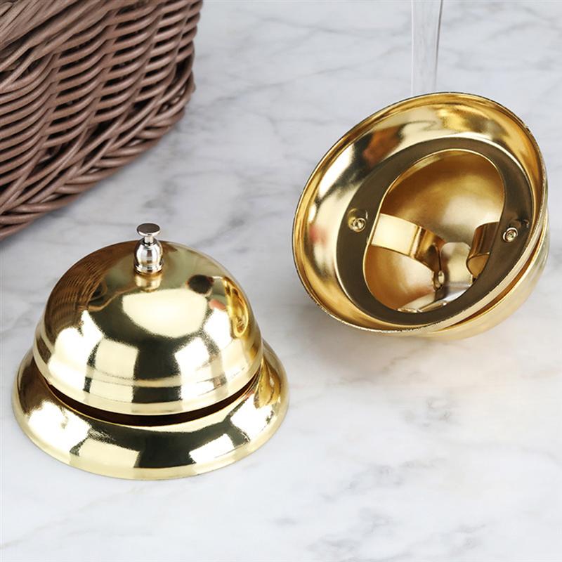 Campana de escritorio para mostrador de Hotel, timbre de Metal para recepción, restaurante, cocina, Bar, servicio de llamada, servicio clásico de portero, campana de Hotel