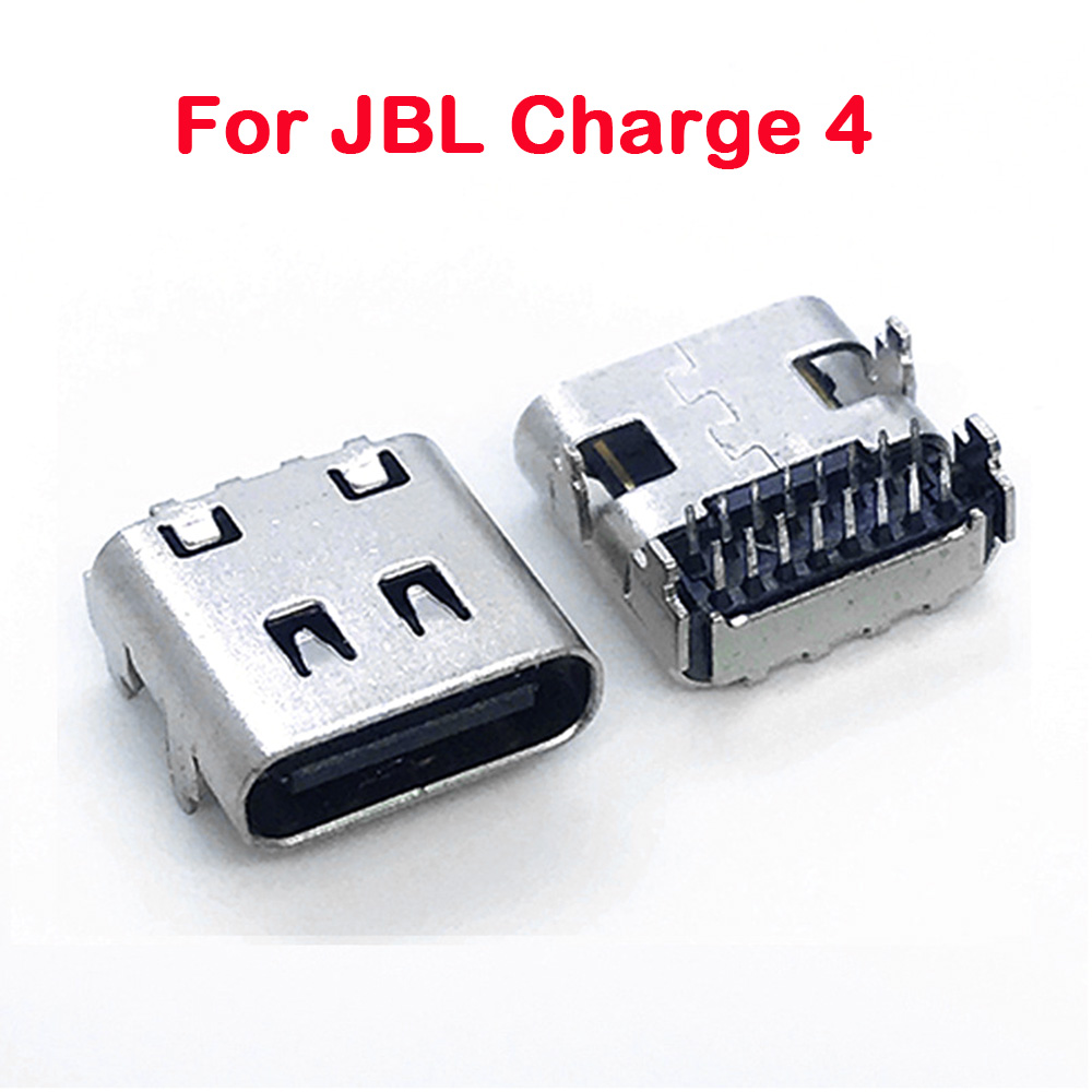 2-10Pcs 16pin Micro Type-C Usb Connector Poort Voor Jbl Lading 4 Usb C Power Opladen jack Socket USB-C Vrouwelijke