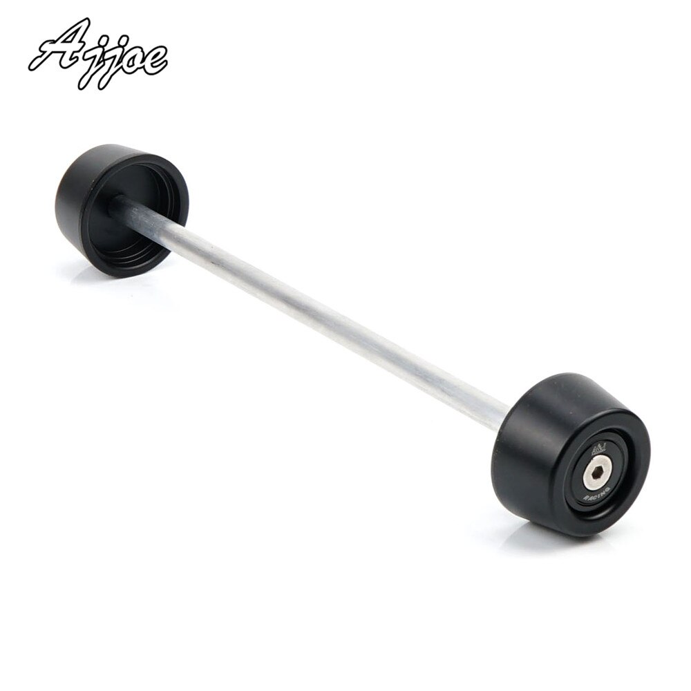 Motor Voor & Achter Vork Wiel Frame Slider Valblokken Voor Ducati Streetfighter 1098 Multistrada 1200 Multistrada 1200S: Front-Black