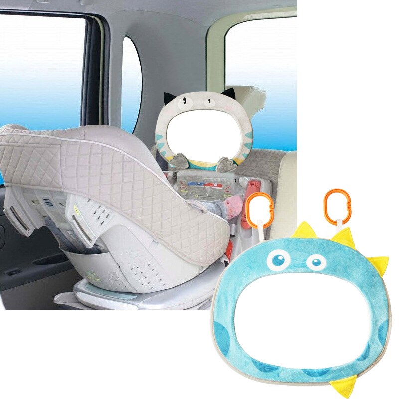 Veiligheid Leuke Baby Rear Facing Spiegels Verstelbare Veiligheid Auto Baby Spiegel Achterbank Hoofdsteun Achteruitkijkspiegel Auto Kids Monitor