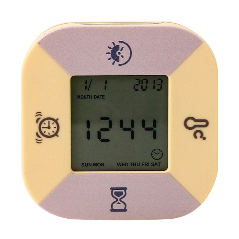 Countdown Timer Flip Timer Time Management Tool Temperature Alarm Clock Calendar Date Digital Display Multifunction 2022