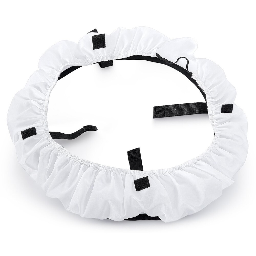 Foldable 12/10/8 Inch Soft Box Diffuser Easy To Install Ring Fill Light Diffuser Ring Fluorescent Lamp Flash Cover: White 8 inch