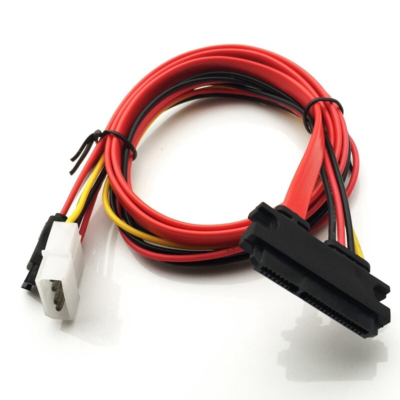 3 x 6Gb/S SATA3 15Pin to SATA 7Pin +IDE Molex 4Pin Power / Data Combo Cable for PC SATA 3.0 SATAIII 6Gbps Hard Drive