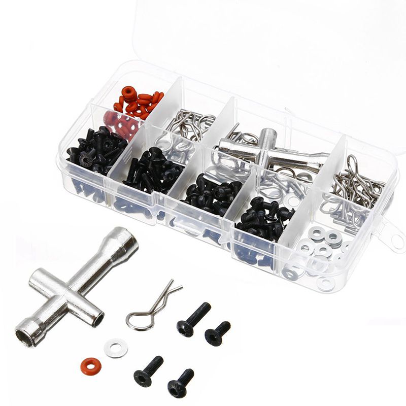 270 in 1 special repair tool & screw box set for r 1/10 hsp rc car diy