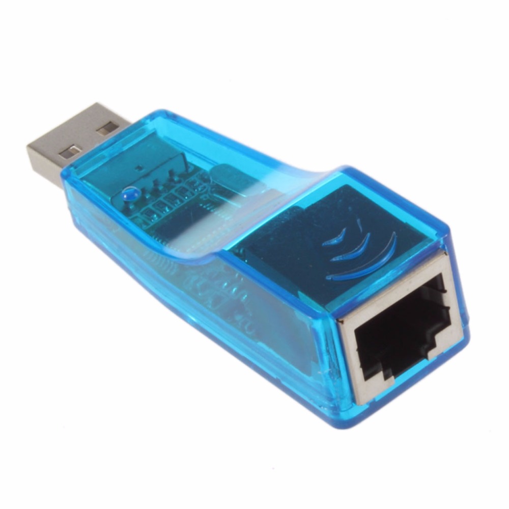 USB 1.1 Zu LAN RJ45 Ethernet 10/100Mbps Netzwerk Karte Adapter Für Sieg7 Sieg8 für Android für Tablette PC blau auf Lagerbier!