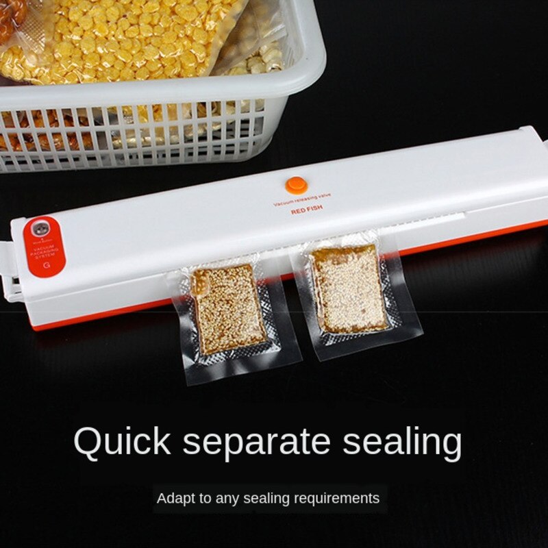 Eu/uk/us plugg elektrisk vakuumförsegling förpackningsmaskin för hemkök vakuumavgasare kommersiell vakuumförsegling av livsmedel
