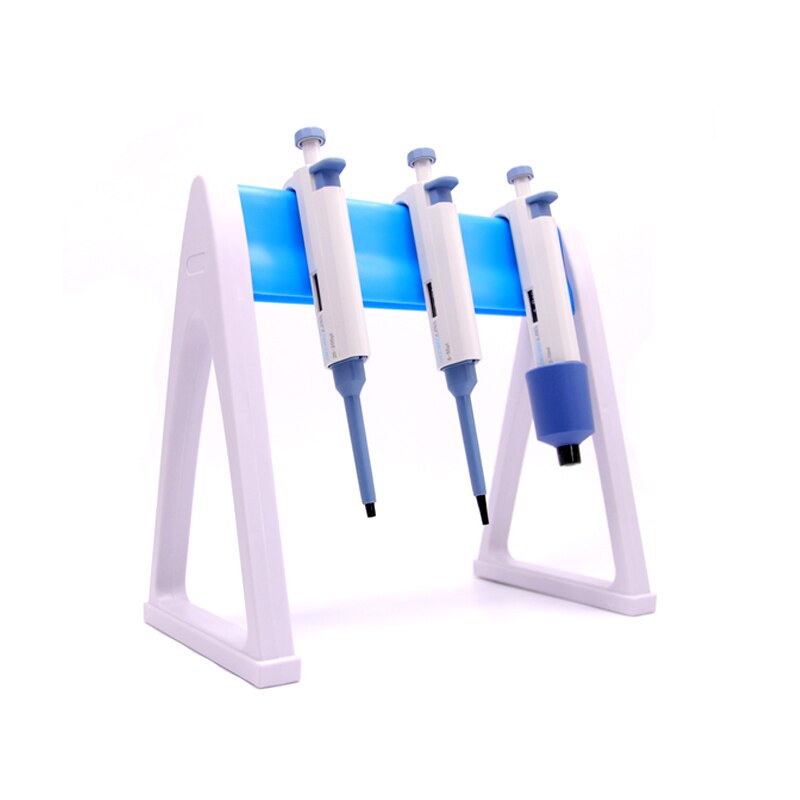 Laboratory Pipette Rack Plastic Linear Stand Common Use A-Shaped Triangle Holds Up to 6 Pipettes