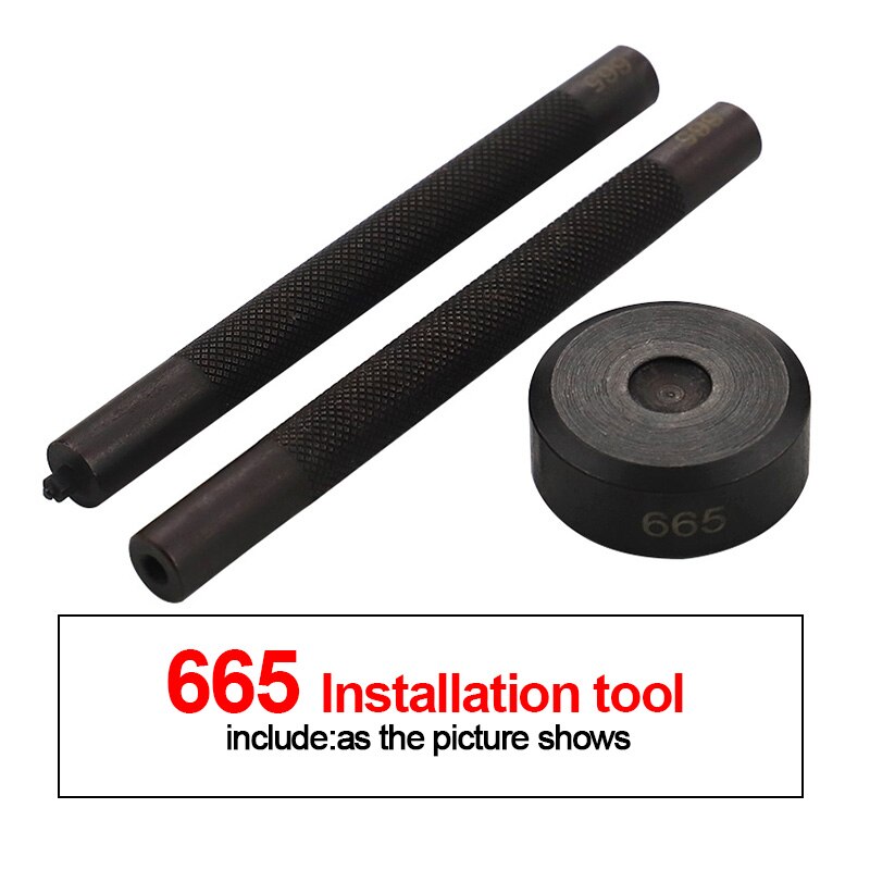 DIY Leather Fastener Press Tools Snap Button Installation Metal Four-in-one Buckle Operating Setting Tool Sewing Accessories: 665