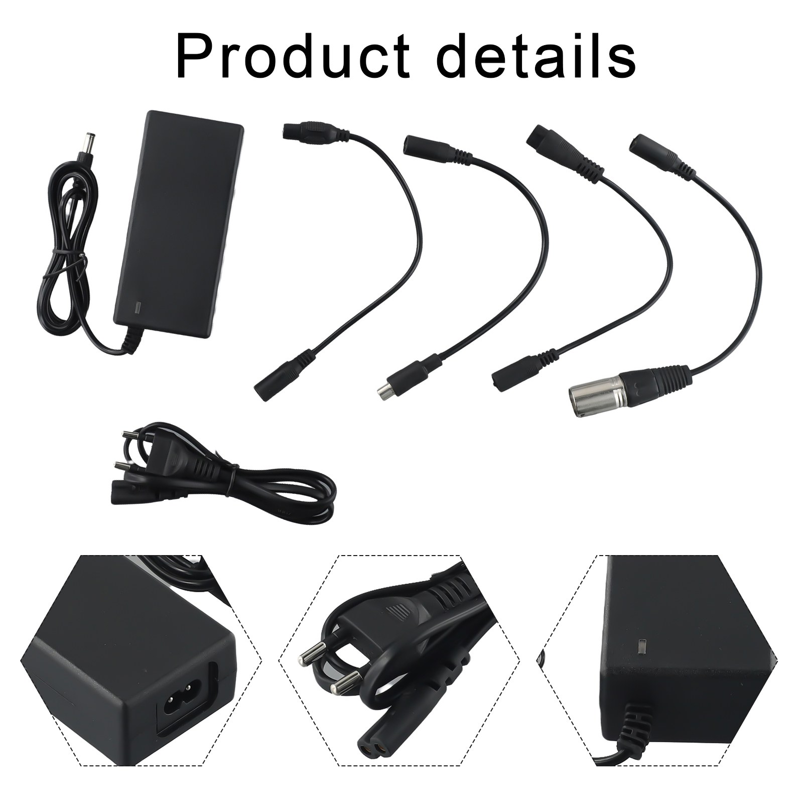 42 V 2A Ladegerät 5 Stecker Für 36 25,2 V 25,9 V 25,6 V 24 V Lithium-Batterie elektrische Roller Teile Zubehör