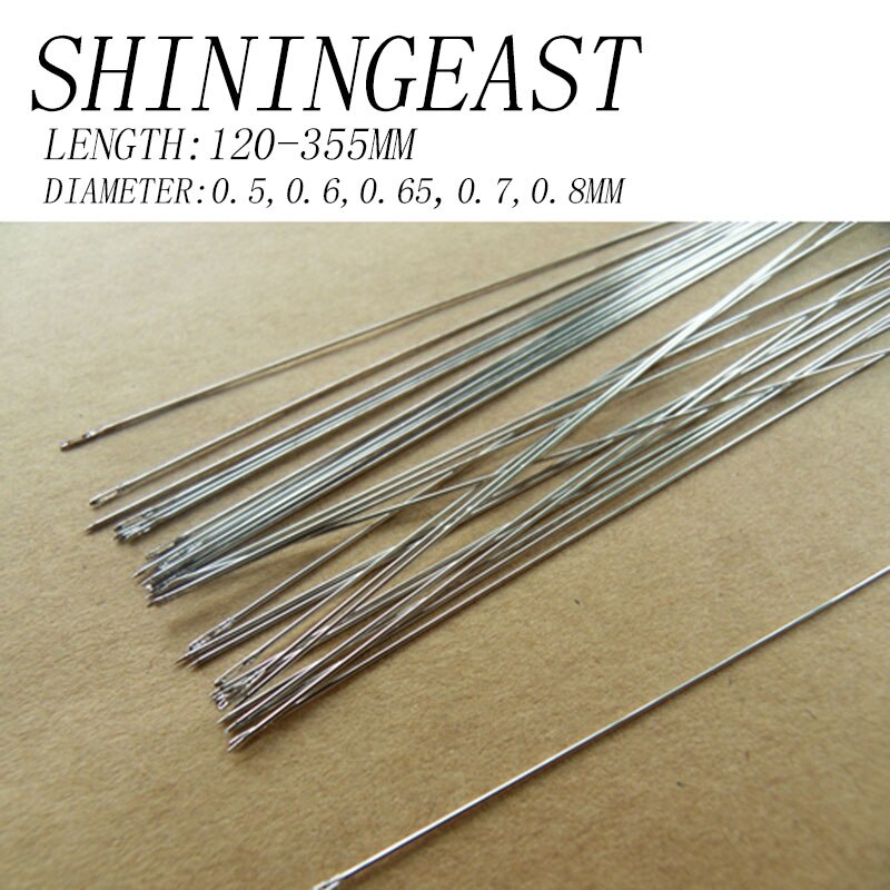 10 stks/partij 120-355mm kralen verlengen naalden hand naaien lange naalden tailor naaien gereedschap naaien diy accessories878