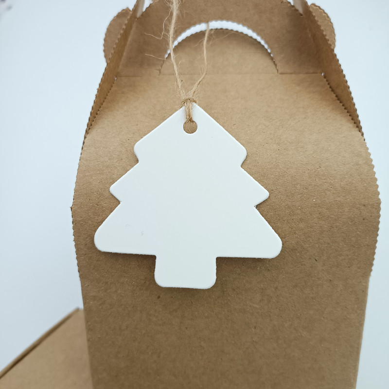 Etykiety z papieru kraft, kartki z kartonu na choinkę z sznurkami, na ślub, urodziny, Boże Narodzenie, przyjęcie, zawieszki na prezenty, materiały robić pakowania ciasteczek