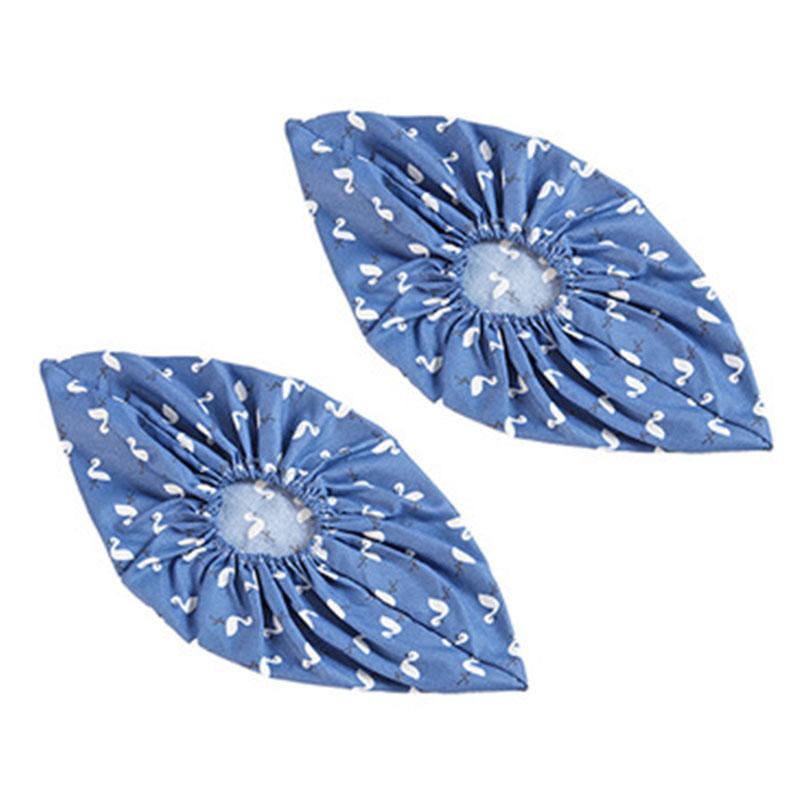 Herbruikbare Overschoenen Non-woven Schoen Cover Huishoudelijke Dikke Wasbare Schoenen Covers Antislip Wasbaar Doek Schoen tas Schoen Cover: 2