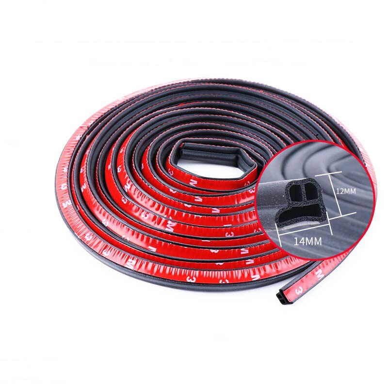 Joint d'étanchéité en caoutchouc auto-adhésif 3M | Pour automobile, couvercle de porte de fenêtre de voiture, couvercle de porte de voiture, joint de porte, garniture, accessoires d'isolation phonique