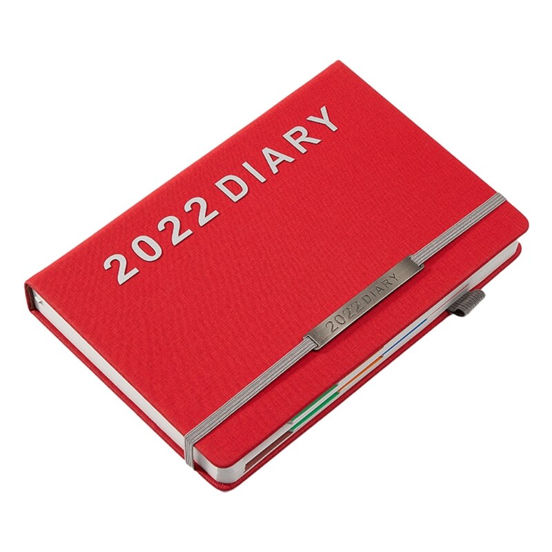 2022 Planner Notebook for Work Notepad 200Sheets for Office Home School Business: Red