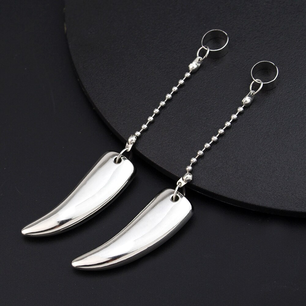 Vanitas Earrings The Case Study of Vanitas No Carte Cosplay Props Water Droplets Earrings Ear Clip Jewelry Accessories