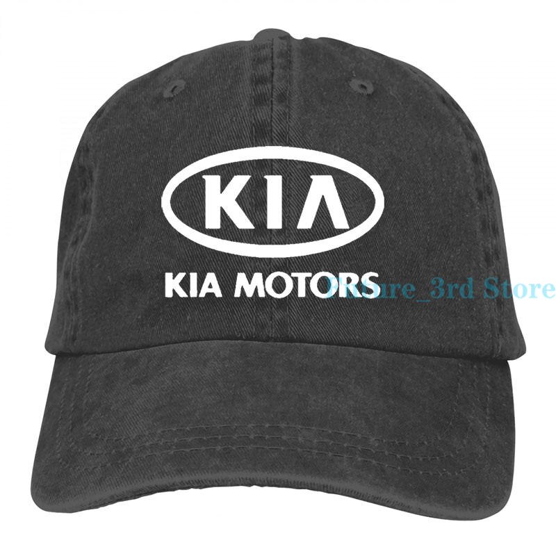 Kia Motors Baseball cap men women Trucker Hats adjustable cap: 2-Black