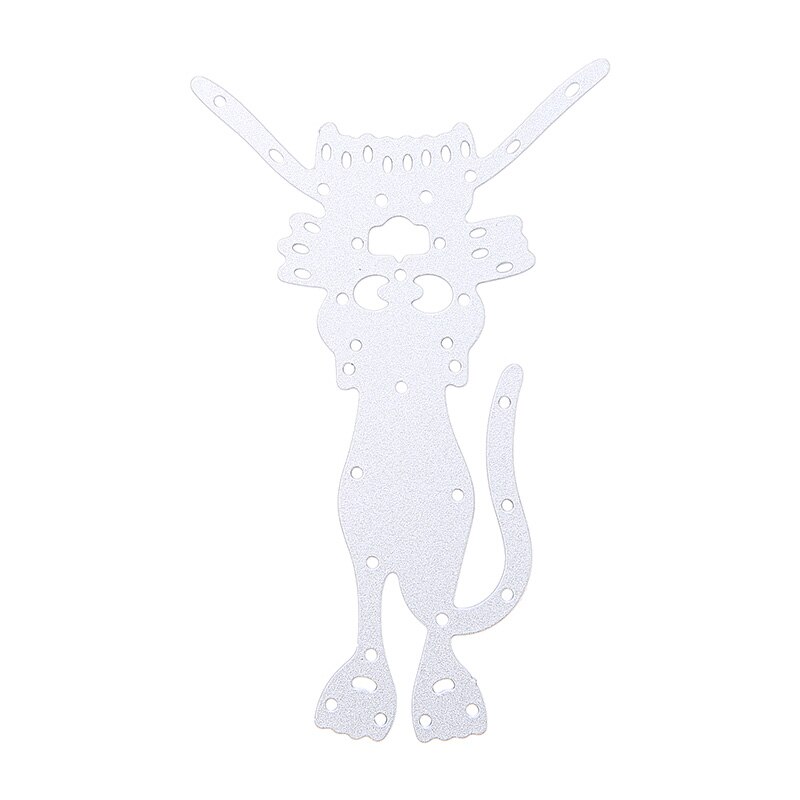 1pc 46*74mm Lovely Cat Metal Cutting Dies Cute Animal Stencils For DIY Scrapbooking Card Decorative Embossing
