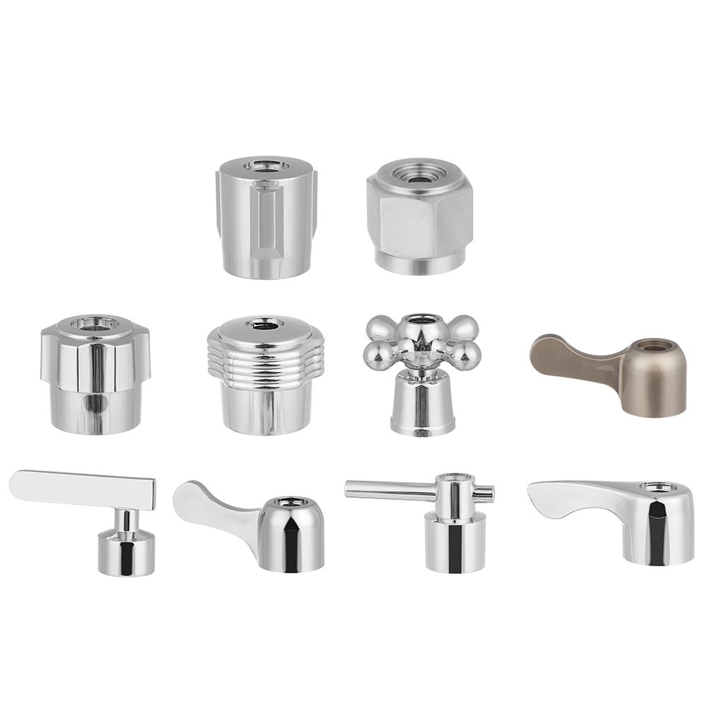 Triangle Valve Small Spout Dish Basin Faucet Handle Switch Handle Accessories Single Cold Quick Open Valve Core Handwheel